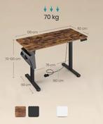 Zit-Sta Bureau Elektrisch 120 cm – Geheugen &amp; Organizer, Huis en Inrichting, Bureaus, Verzenden, Nieuw