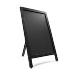 Krijtstoepbord ZWART 55x85cm (enkel)