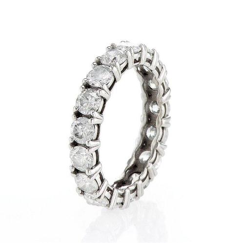 Zonder Minimumprijs - Eeuwigheidsring - 14 karaat Witgoud -, Sieraden, Tassen en Uiterlijk, Antieke sieraden