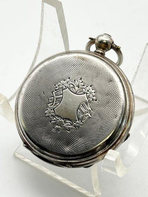 Cilindro Argento . Quadrante bicolore . 4 Rubis . Chiavetta, Sieraden, Tassen en Uiterlijk, Horloges | Heren