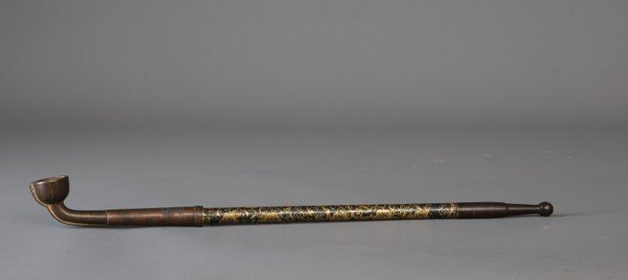 Kiseru sigarenpijp met telescopisch lichaam - Brons,, Antiek en Kunst, Antiek | Overige Antiek
