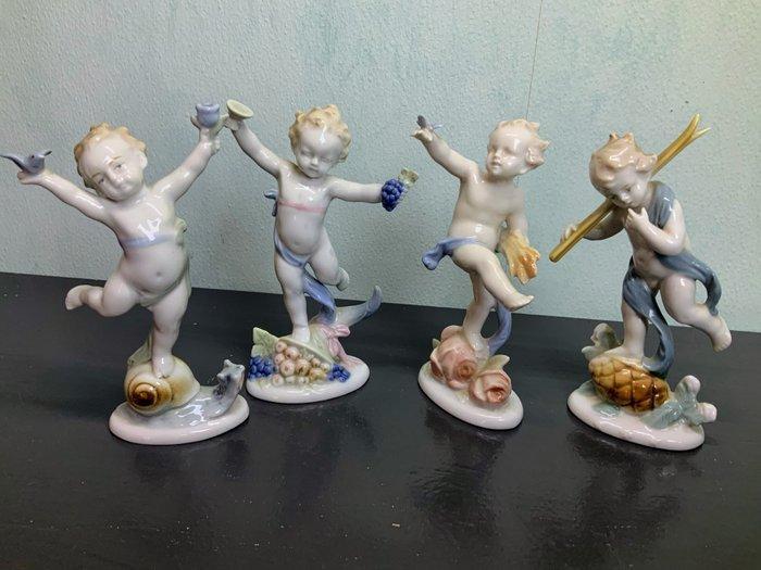 Metzler & Ortloff - Beeldje, De 4 jaar getijden - 13 cm -, Antiek en Kunst, Antiek | Glas en Kristal