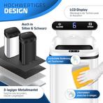 Prullenbak met sensor - Afvalbak - Vuilnisbak - 40 Liter - W, Verzenden, Zo goed als nieuw