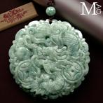 Drago - Embleem van de Levensenergie Hanger in jade met, Verzamelen, Mineralen en Fossielen