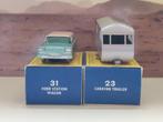 Matchbox - Modelauto (2) - Ford Station Wagon et Caravane, Nieuw