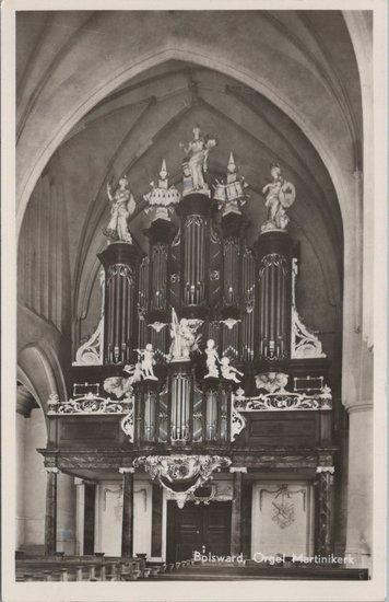 BOLSWARD - Orgel Martinikerk, Verzamelen, Ansichtkaarten | Nederland, Verzenden