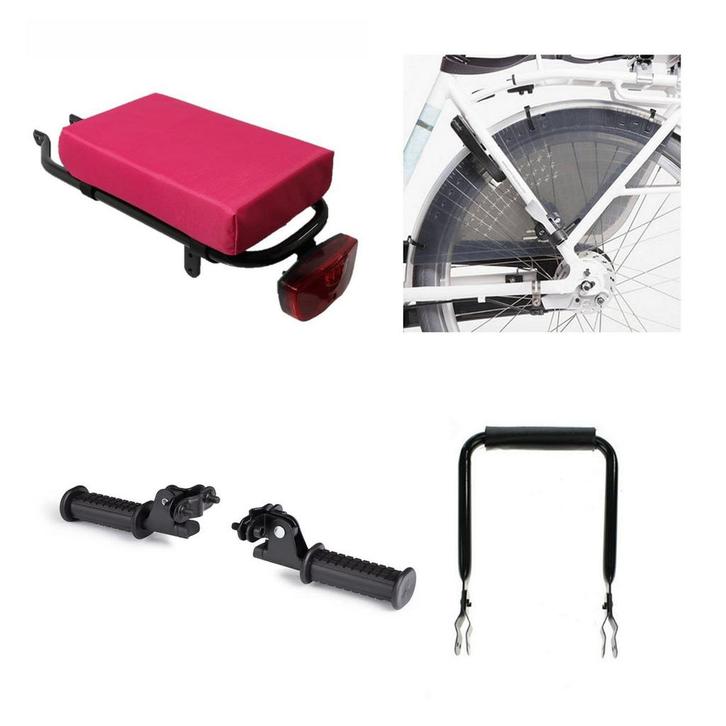 Hooodie Fietskussen Hooodie Petit Donker Roze  pakket, Fietsen en Brommers, Fietsaccessoires | Fietsstoeltjes, Nieuw, Verzenden