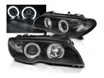 CCFL Angel Eyes koplampen Black geschikt voor BMW E46, Auto-onderdelen, Verlichting, Verzenden, Nieuw, BMW