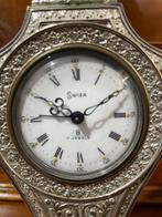 Bureauklok - Swiza - Zilver - 1950-1960, Antiek en Kunst, Antiek | Klokken