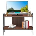 LIVSK TV Standaard Houten Mediatafel - Stevig Metalen Frame, Verzenden, Nieuw