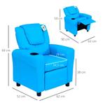 TRUUSK Kinderfauteuil Met Verstelbare Rugleuning 62 X 52 X 6, Kinderen en Baby's, Kinderkamer | Commodes en Kasten, Verzenden