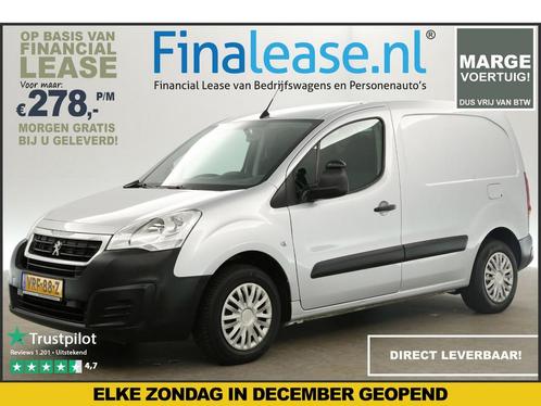 Peugeot Partner 120 1.6 BlueHDi L1H1 Marge Airco PDC €278pm, Auto's, Bestelauto's, Lease, Handgeschakeld, Diesel, Zilver of Grijs