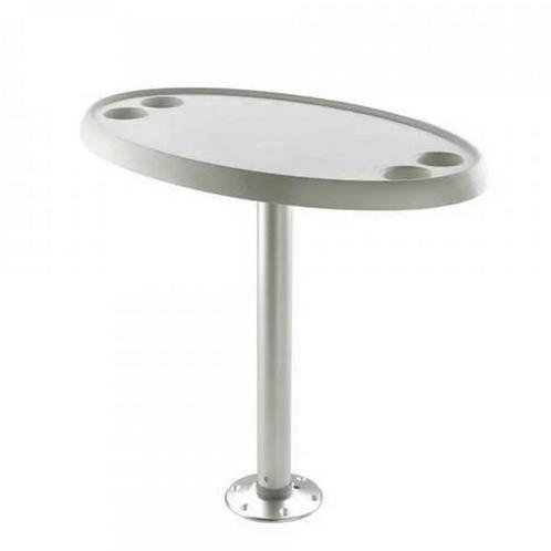 Ovale Boottafel Set 46x76cm Wit Inclusief Quick Release Tafe, Watersport en Boten, Accessoires en Onderhoud, Nieuw, Ophalen of Verzenden