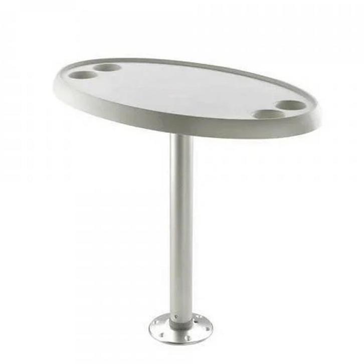 Ovale Boottafel Set 46x76cm Wit Inclusief Quick Release Tafe, Watersport en Boten, Accessoires en Onderhoud, Nieuw, Ophalen of Verzenden