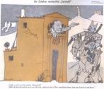 De Griekse monarchie hersteld op spotprent (lijst optie), Antiek en Kunst, Kunst | Litho's en Zeefdrukken, Verzenden
