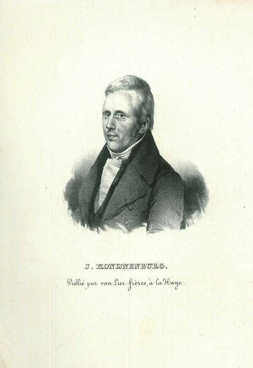 Portrait of Jan van Konijnenburg, Antiek en Kunst, Kunst | Etsen en Gravures