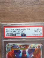 Pokémon - 1 Graded card - Lucario VSTAR #291 Foil, Full art, Hobby en Vrije tijd, Verzamelkaartspellen | Pokémon, Nieuw