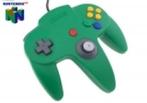 Mario64.nl: Nintendo 64 Controller Green met Nieuw Pookje, Ophalen of Verzenden, Gebruikt