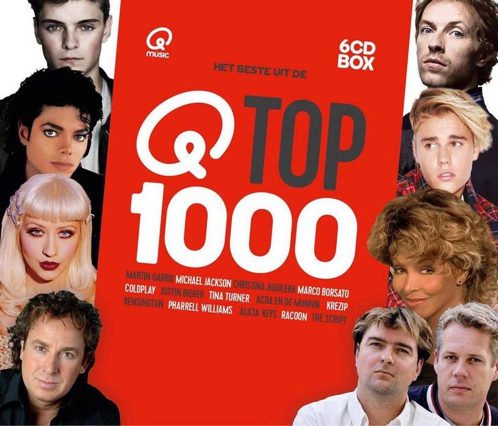 Qmusic: Het Beste Uit De Top 1000 - 2017 (6CD-Box), Cd's en Dvd's, Cd's | Overige Cd's, Verzenden