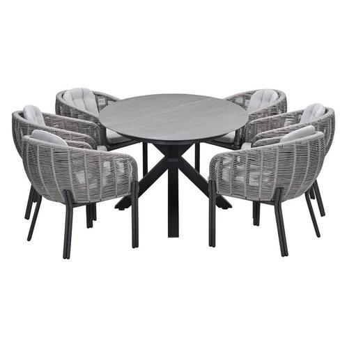 Garden Impressions Padula tuinset 7-delig - Scot tuintafel, Tuin en Terras, Tuinsets en Loungesets, Verzenden
