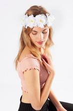 Bloemenkrans Haar Hibiscus Hawaii Wit Bloemen Haarband Hula, Kleding | Dames, Carnavalskleding en Feestkleding, Ophalen of Verzenden