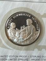 Wereld. Silver medal Albert Schweizer , Silbermedaille PP