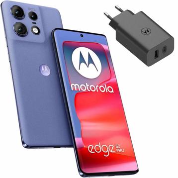 Motorola - Edge 50 Pro 5G - 512GB - Luxe Lavender + 50W D...