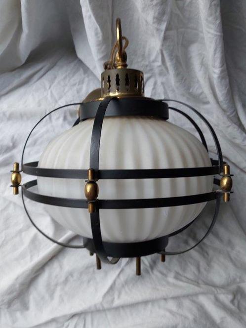 Onbekend - Massive - Hangende plafondlamp - Gelakt messing, Antiek en Kunst, Curiosa en Brocante