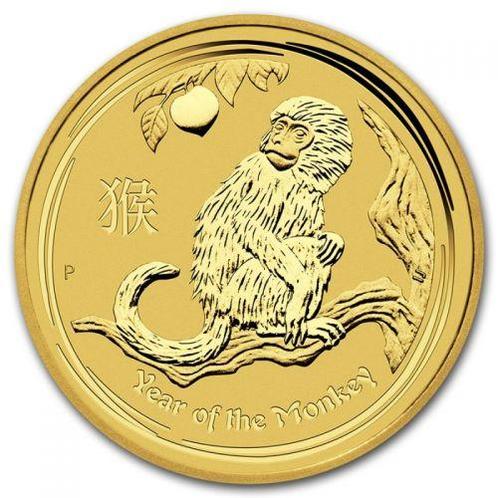 Gouden Lunar II - 1/20 oz 2016 Year of the Monkey, Postzegels en Munten, Munten | Oceanië, Losse munt, Goud, Verzenden