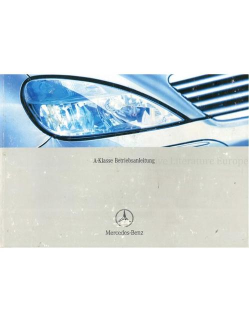 2002 MERCEDES BENZ A KLASSE INSTRUCTIEBOEKJE DUITS, Auto diversen, Handleidingen en Instructieboekjes