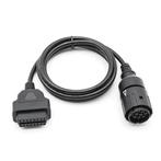 BMW 10 Pins OBD - 16 Pins OBD2 Verloopkabel Motorfiets, Auto diversen, Autogereedschap, Verzenden, Nieuw