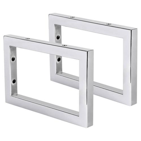 Ophangbeugel Differnz 2x23x15 cm Chroom (per 2 stuks), Doe-het-zelf en Verbouw, Sanitair, Bad, Nieuw, Chroom, Ophalen of Verzenden