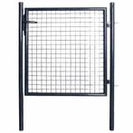 vidaXL Tuinhek van gaas gegalvaniseerd staal 100x100 cm, Tuin en Terras, Verzenden, Nieuw