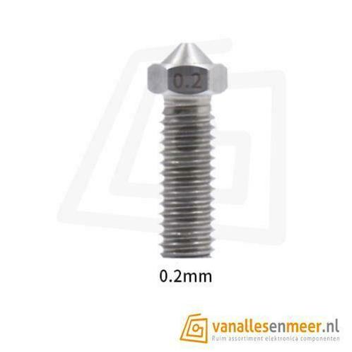 E3D Volcano nozzle RVS 1,75 mm x 0,2 mm, Computers en Software, 3D Printers, Verzenden