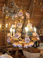 Italiaanse Franse groot kroonluchter kristal gerestaureerd, Ophalen, Zo goed als nieuw