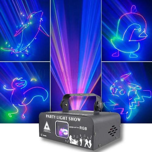 Animatie Laser ZIE VIDEO OP ONZE WEBSITE disco lichteffect, Muziek en Instrumenten, Licht en Laser, Laser, Nieuw, Geluidgestuurd