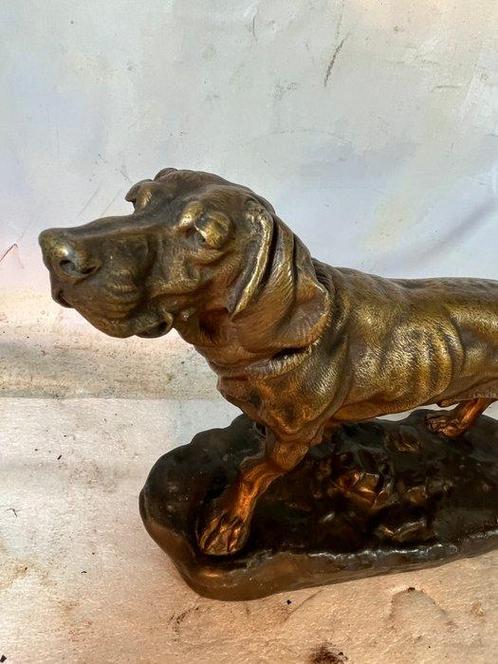 Jules Moigniez (1838-1894) - sculptuur, Chien de Chasse - 23, Antiek en Kunst, Antiek | Keramiek en Aardewerk