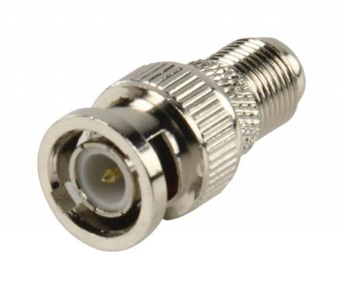 verloop F-connector female naar BNC plug male, Audio, Tv en Foto, Schotelantennes, (Schotel)antenne-accessoires, Nieuw, Ophalen of Verzenden