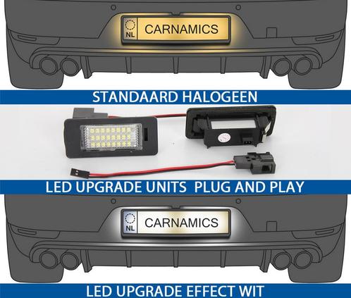 LED Kentekenverlichting | Q5 08-. A5/S5 08-. A4 08-. TT 07-, Auto-onderdelen, Verlichting, Nieuw, Audi, Porsche, Volkswagen, Skoda