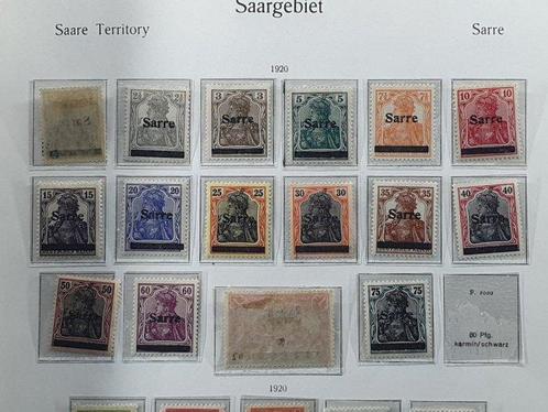 Saargebiet 1920/1934 - Verzameling op albumbladen, Postzegels en Munten, Postzegels | Europa | Duitsland