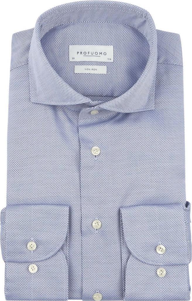 Profuomo Basketweave Overhemd Blauw maat 41 Heren, Kleding | Heren, Overhemden, Blauw, Nieuw, Verzenden