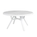 *WOONWINKEL* Brafab Samvaro Betonlook Tuintafel Rond Wit, Tuin en Terras, Verzenden, Nieuw