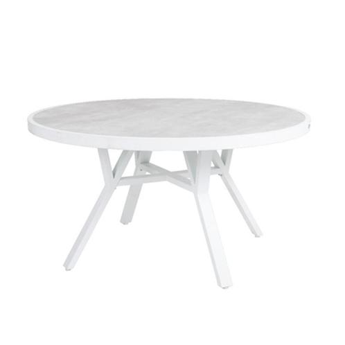 *WOONWINKEL* Brafab Samvaro Betonlook Tuintafel Rond Wit, Tuin en Terras, Tuinsets en Loungesets, Nieuw, Verzenden