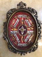 Reliekhouder - Glas, Legering, Papier, Zijde - Begin 20e