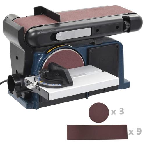vidaXL Vlak- en bandschuurmachine elektrisch 370 W 150 mm, Doe-het-zelf en Verbouw, Gereedschap | Handgereedschap, Nieuw, Verzenden