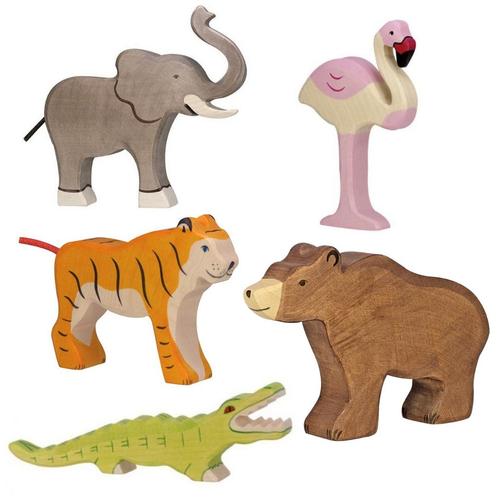 Voordeelset Holztiger Wilde Dieren set 2, Kinderen en Baby's, Speelgoed | Overig
