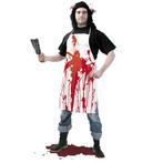 Schort met bloed horror kostuum - Z Halloween verkleedacc, Ophalen of Verzenden, Nieuw