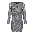 Ibana • zilveren pailletten jurk Felicity • 38, Kleding | Dames, Ibana, Verzenden, Nieuw, Maat 38/40 (M)