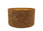Lampenkap Velvet Panter Ø 45 cm, Bruin, 25 tot 50 cm, Rond, Nieuw