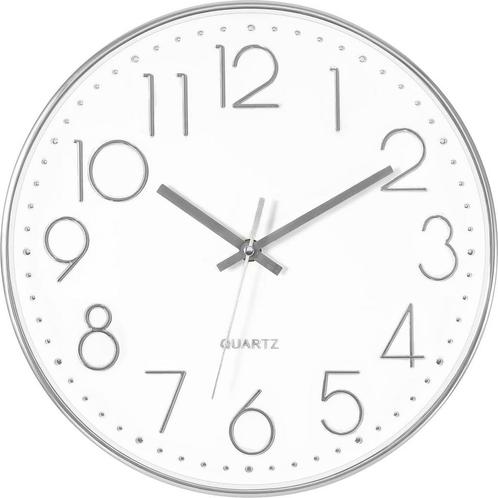 Tyme Wandklok 40cm Klok Modern Muurklok - Analoog - Stil, Huis en Inrichting, Woonaccessoires | Overige, Zo goed als nieuw, Ophalen of Verzenden